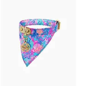 NWOT Lilly Pulitzer Dog Collar with Bandana